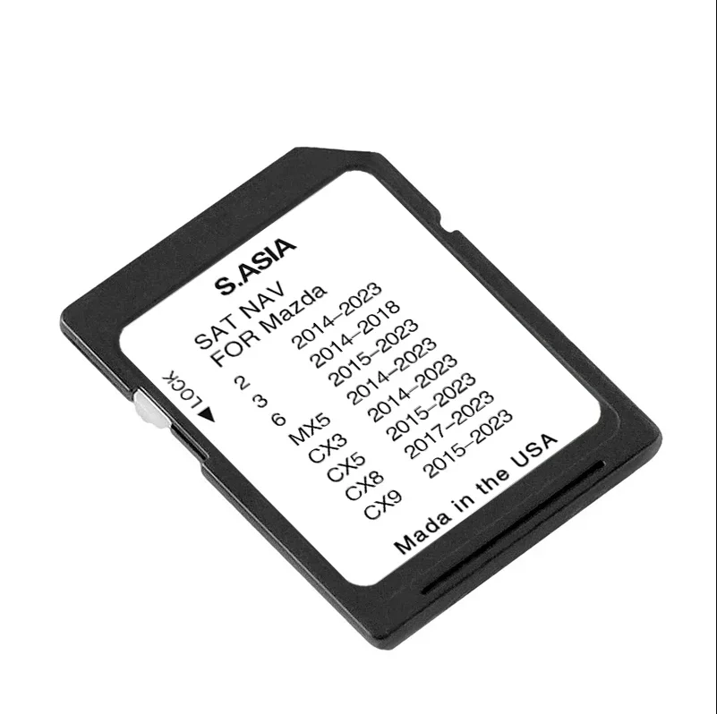 8GB الملاحة بطاقة SD توصيل 1 نظام مع لمازدا 2/3/6/MX5/CX3/CX5/CX8/CX9 خرائط GPS للسيارة جنوب شرق آسيا الملحقات