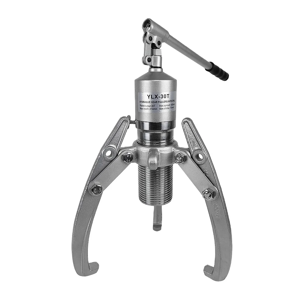 

YLX-30 30T Hydraulic Gear Puller Wheel Bearing Separator Pump Adjustable Oil Tube Drawing Machine 3 in 1 Jaws Kits
