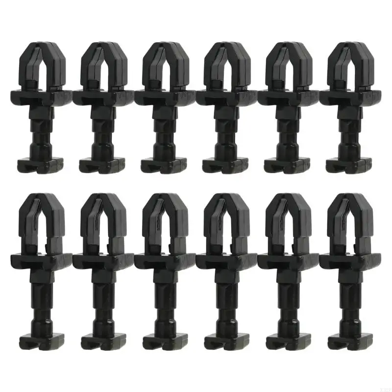 

2025 New Pack of 12 Quick Installation RVs Fridge Vent Cover Latches Clips No Tools Needed Universal Fit for Multiple RVs