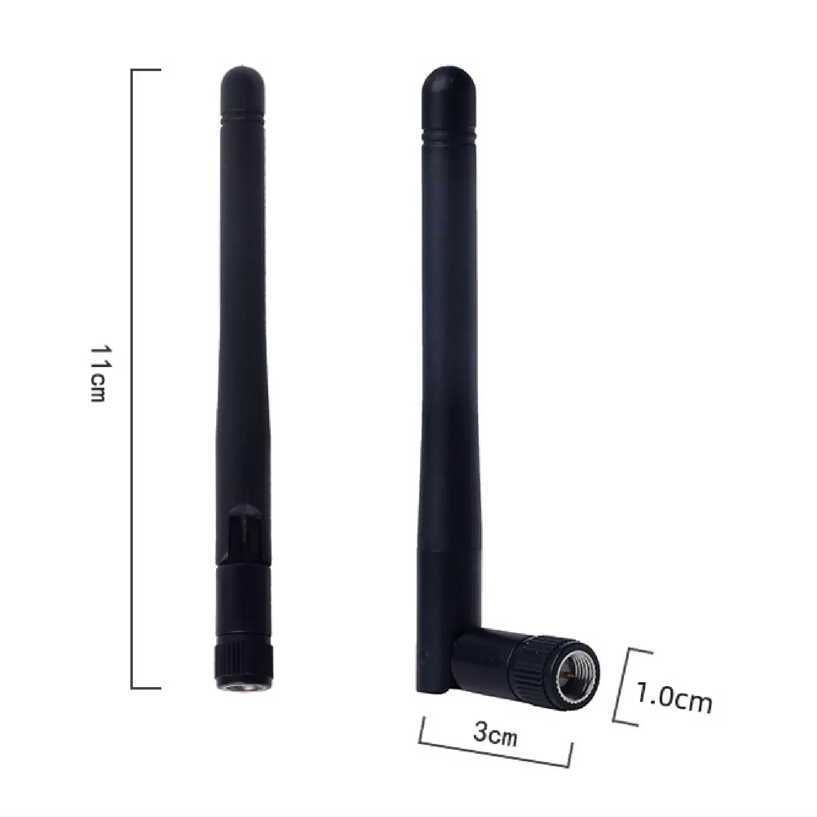 2pcs 2.4GHz WiFi 3dBi WiFi Antenna SMA Male Female Needlefree Replacement Antenna for Wireless Vedio Security Camera Recorder - Image 3
