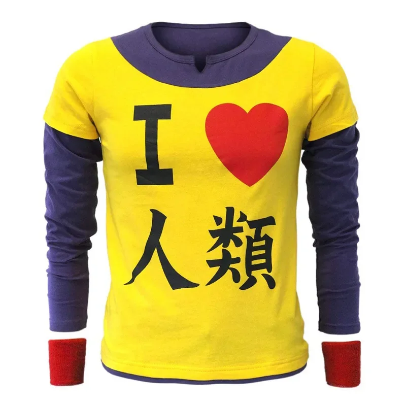 لا لعبة لا حياة سورا تأثيري حلي طويلة الأكمام عادية للجنسين تي شيرت الرجال النساء قمصان قطنية