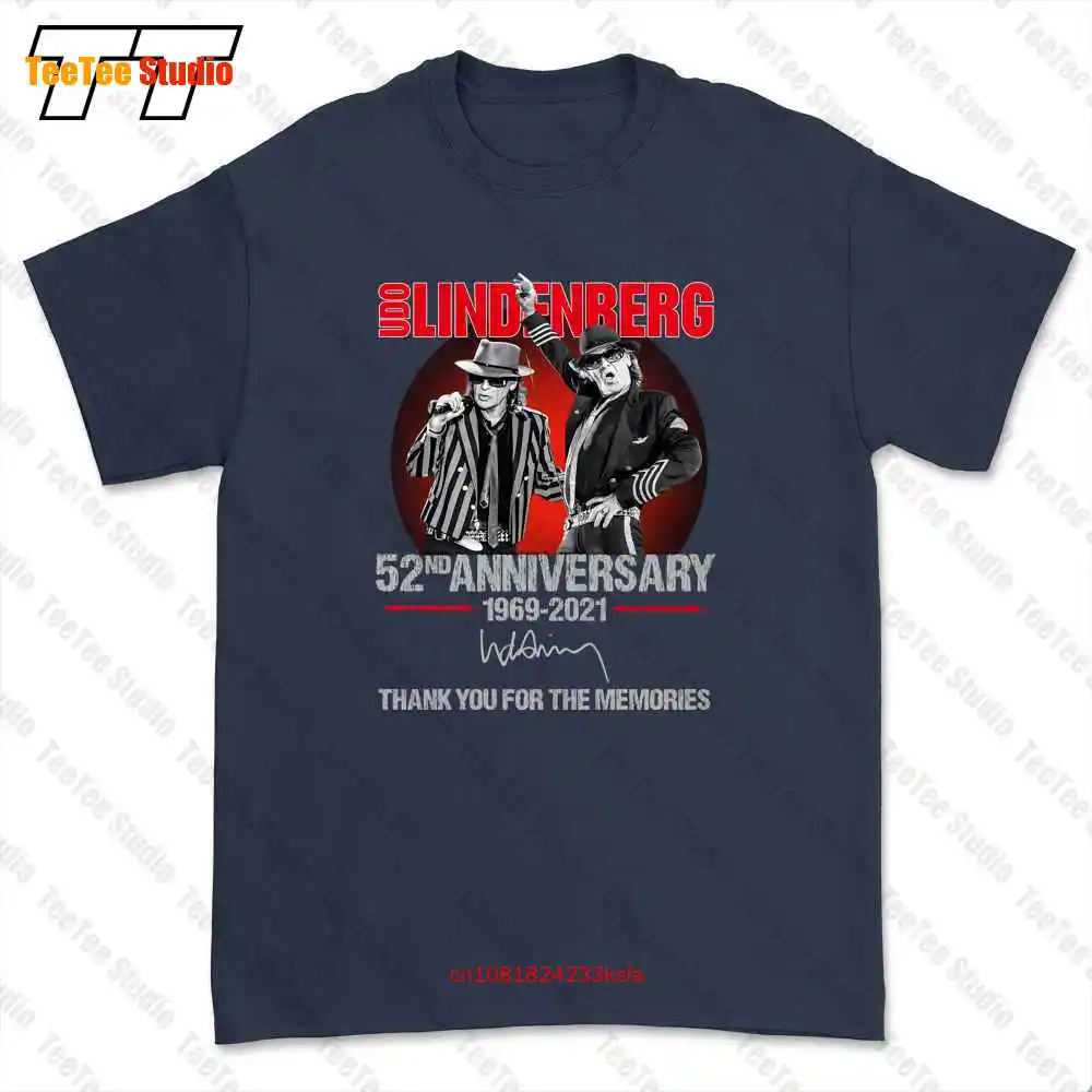 52Nd Anniversary Of The Udo Lindenberg 1969 2021 Signature T-shirt Tee XDVM