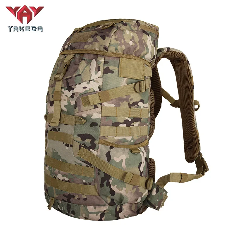 YAKEDA Outdoor camping mountaineering bag multifunctional large capacity backpack hiking travel training tactical bag