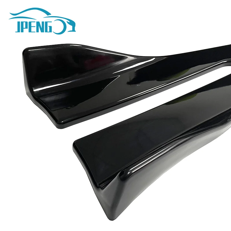 1 Pair Car Rear Bumper Lip Trim Protector Car Side Skirt Cover Car Corner Bumper Guards with screws Universal Fit