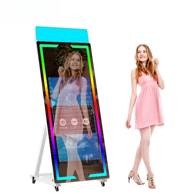 كشك الصور 65 كابينة تصوير مرآة رقمية #1