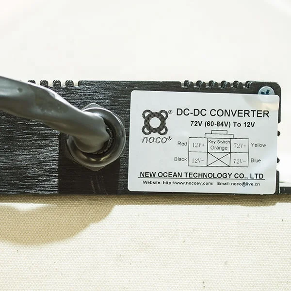 HXDC-C7212 降圧 DC コンバータ絶縁コンバータ 12V 48V 72V 400W ゴルフクラブ車