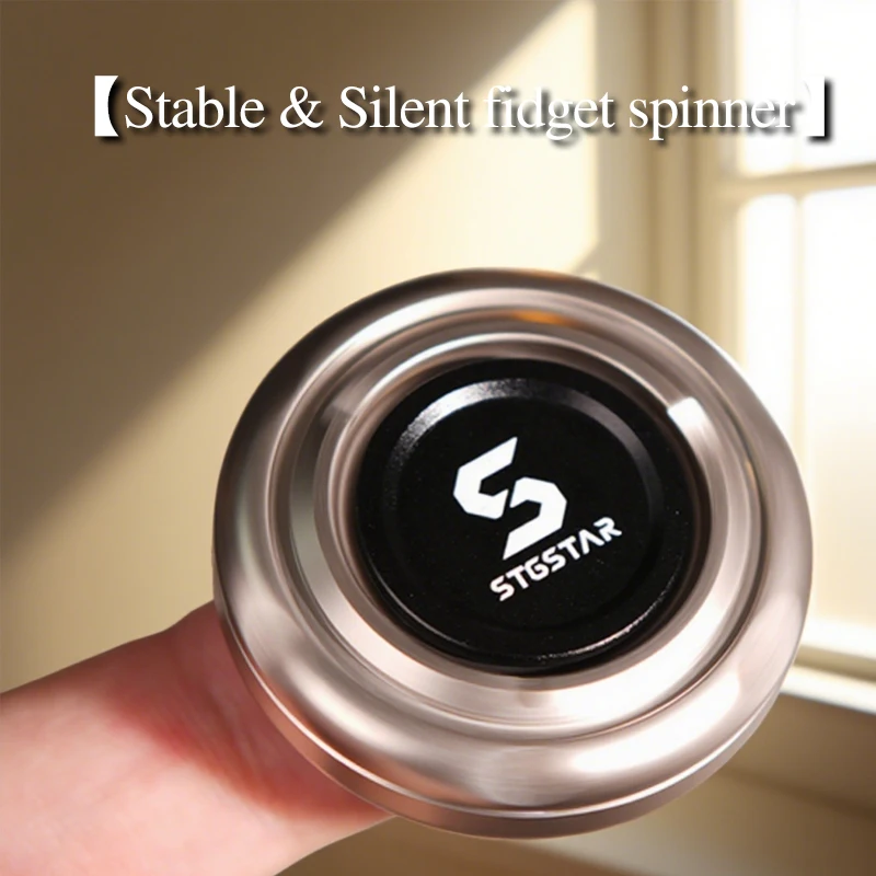 磁気フィジェットスライダー プレミアムメタル ラチェットスピナー 静音プッシュプル EDC おもちゃ 不安軽減＆集中力向上 ポータブルストレス解消