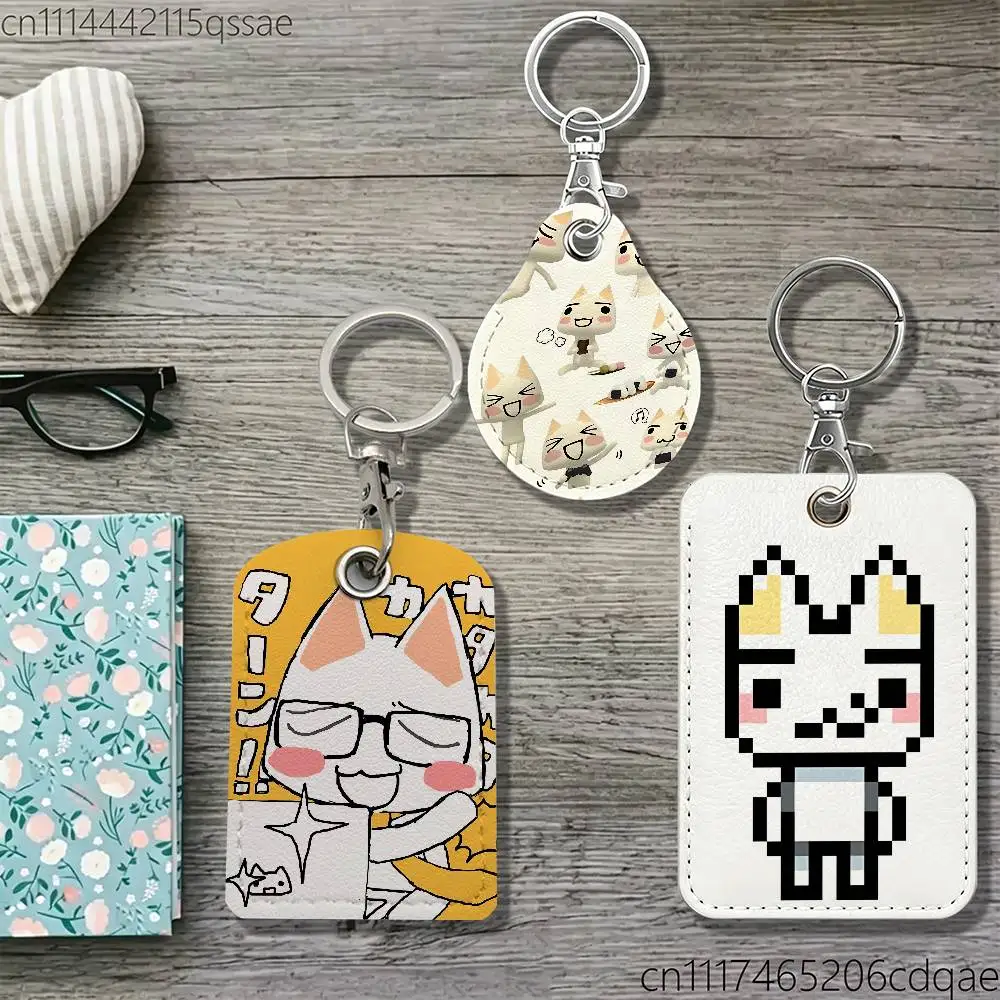 K-Kawaii T-Toro Inoue Cat Magnetic keychain case For Apple Airtags, also suitable for Pandora Tag dog tracker/locator devices