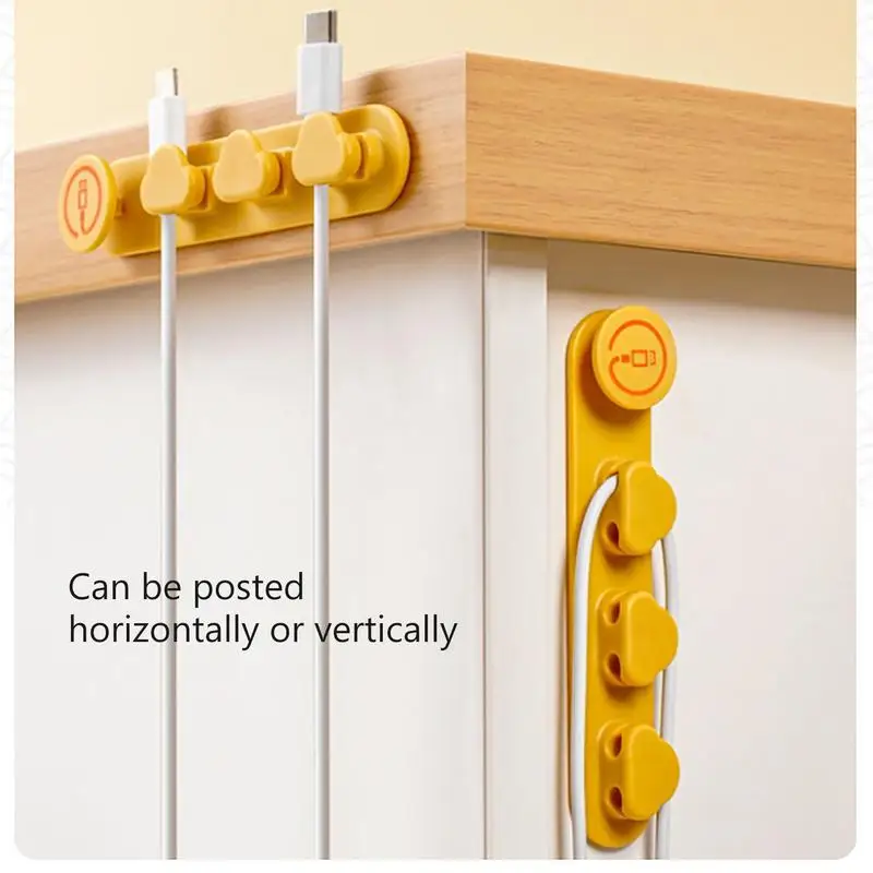 Cute Cloud Design Cord Holder For Desk Self Adhesive Cord Holder Wire Keeper Cable Management For Organizing Cable Wires