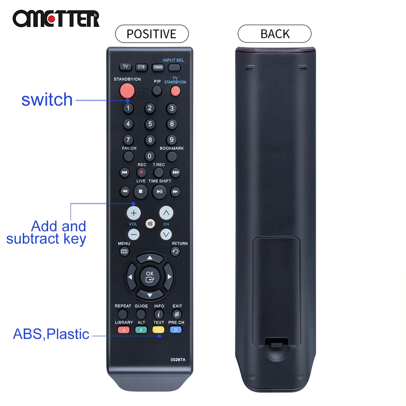 Nuovo 00286A per telecomando LED LCD SAMSUNG compatibile con 00287A Fernbedienung