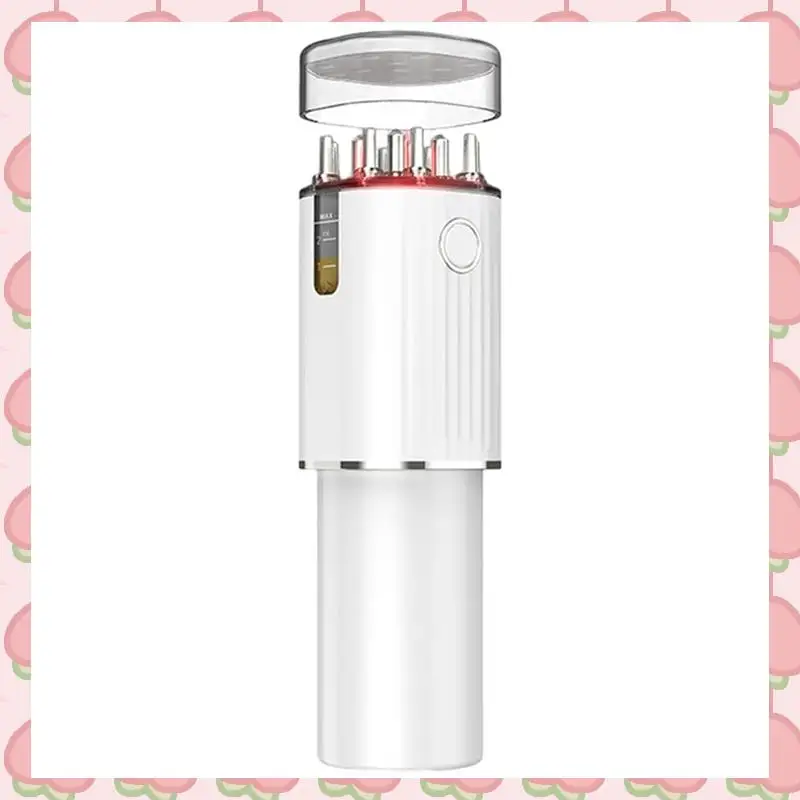 

N18R Массажер для кожи головы 3-в-1 с красными огнями и аппликатором для хранения волос на 70 мл