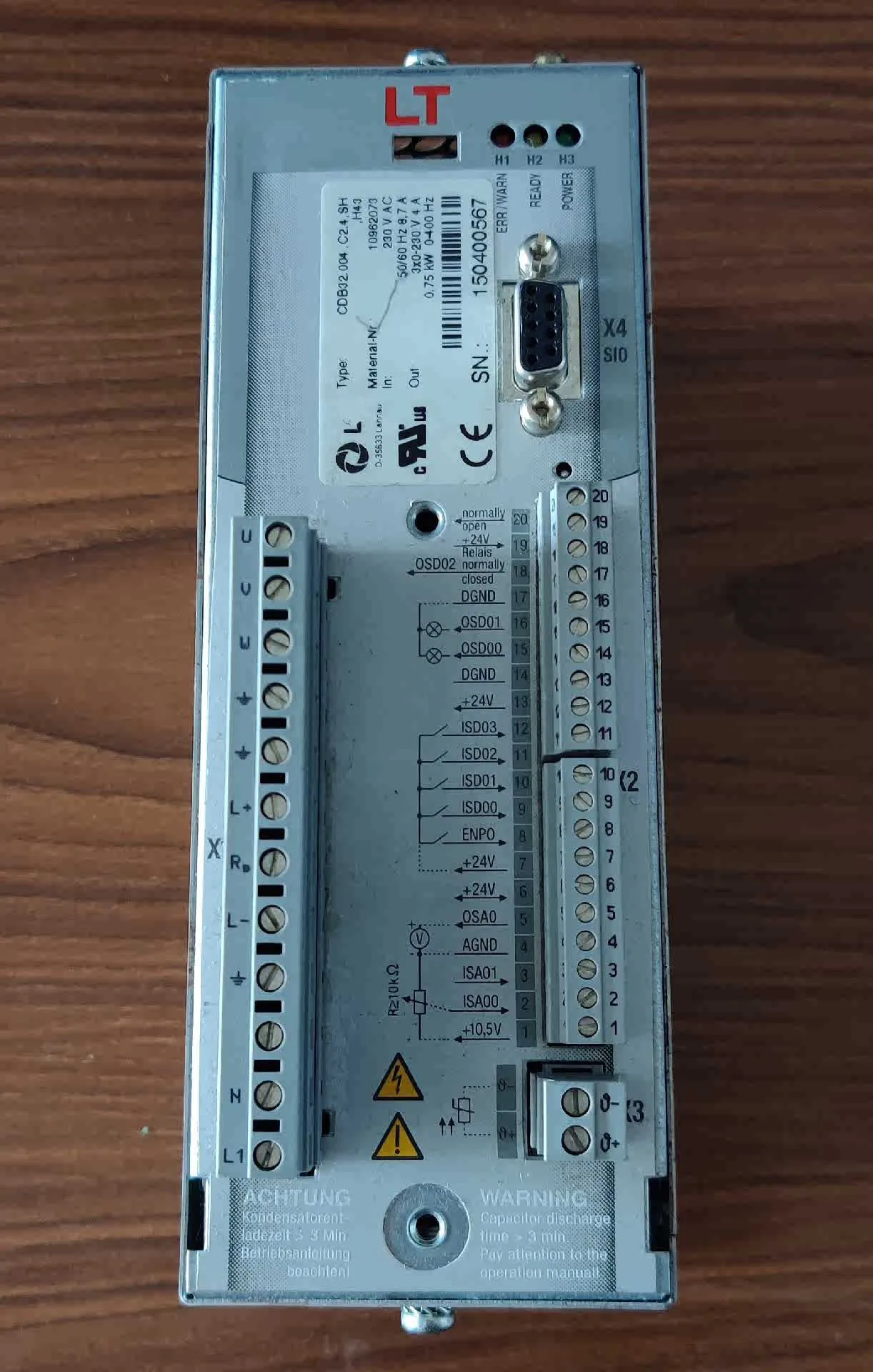 

CDB32.004.C2.4.SH.H43 Servo Drive for LUST CDB32.004.C2.4.SH.H43