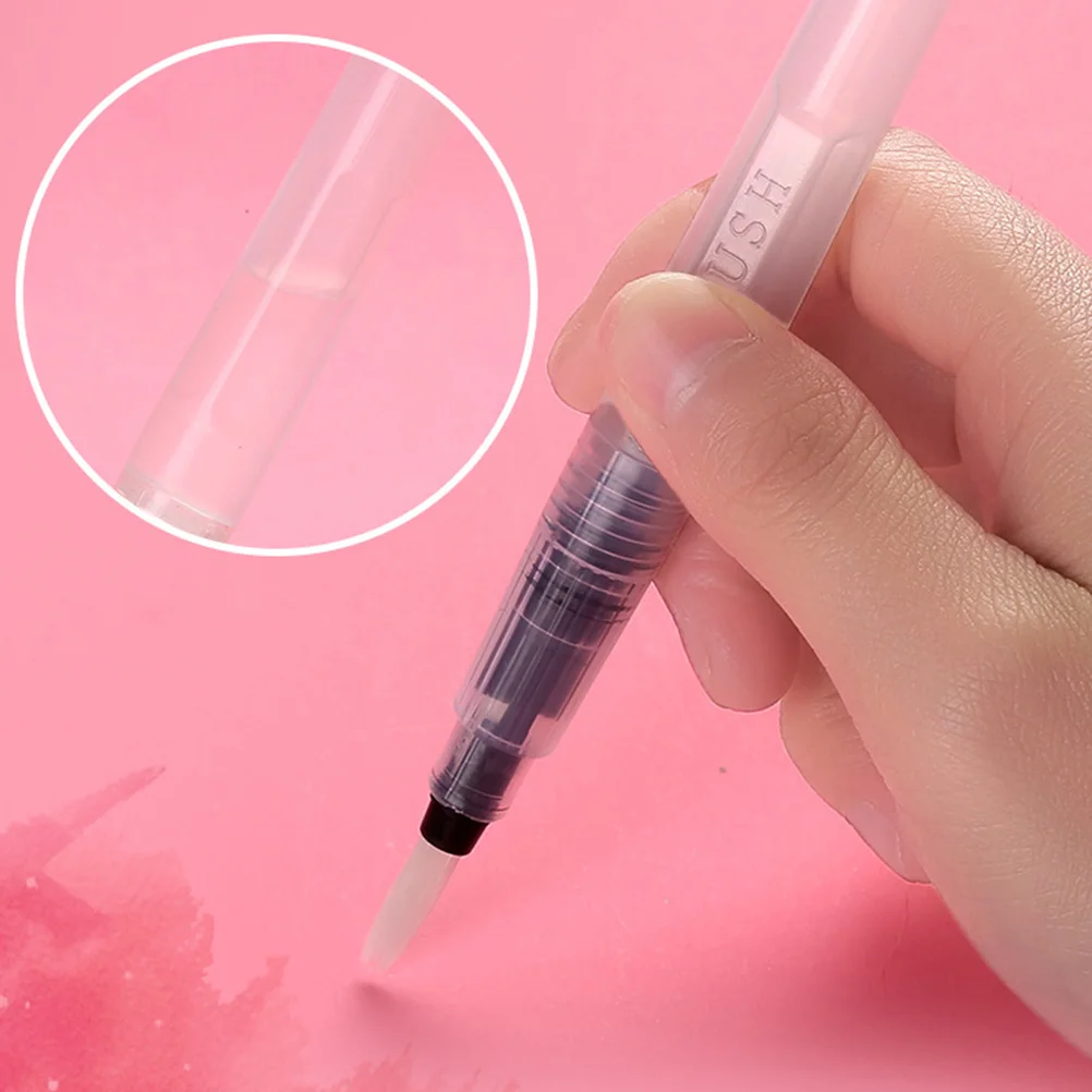 

3pcs Large Capacity Watercolor Brush Pens Portable Soluble Painting Pen For Kids Students Artists Water Injection Drawing Tools