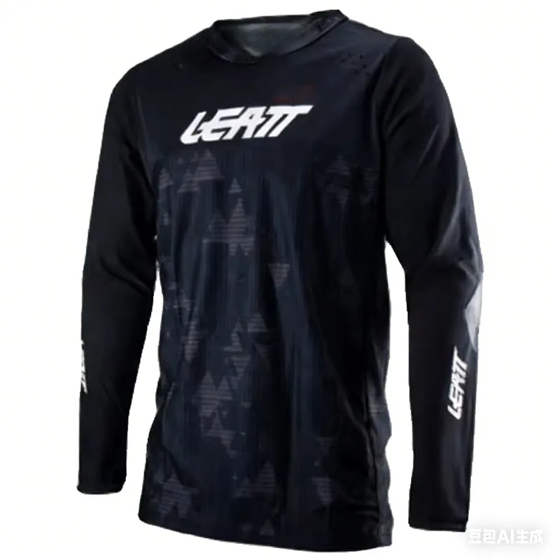 

Cycling Downhill Off-road Motorcycle T-shirt, Quick Drying Breathable Mountain Bike Long Sleeved