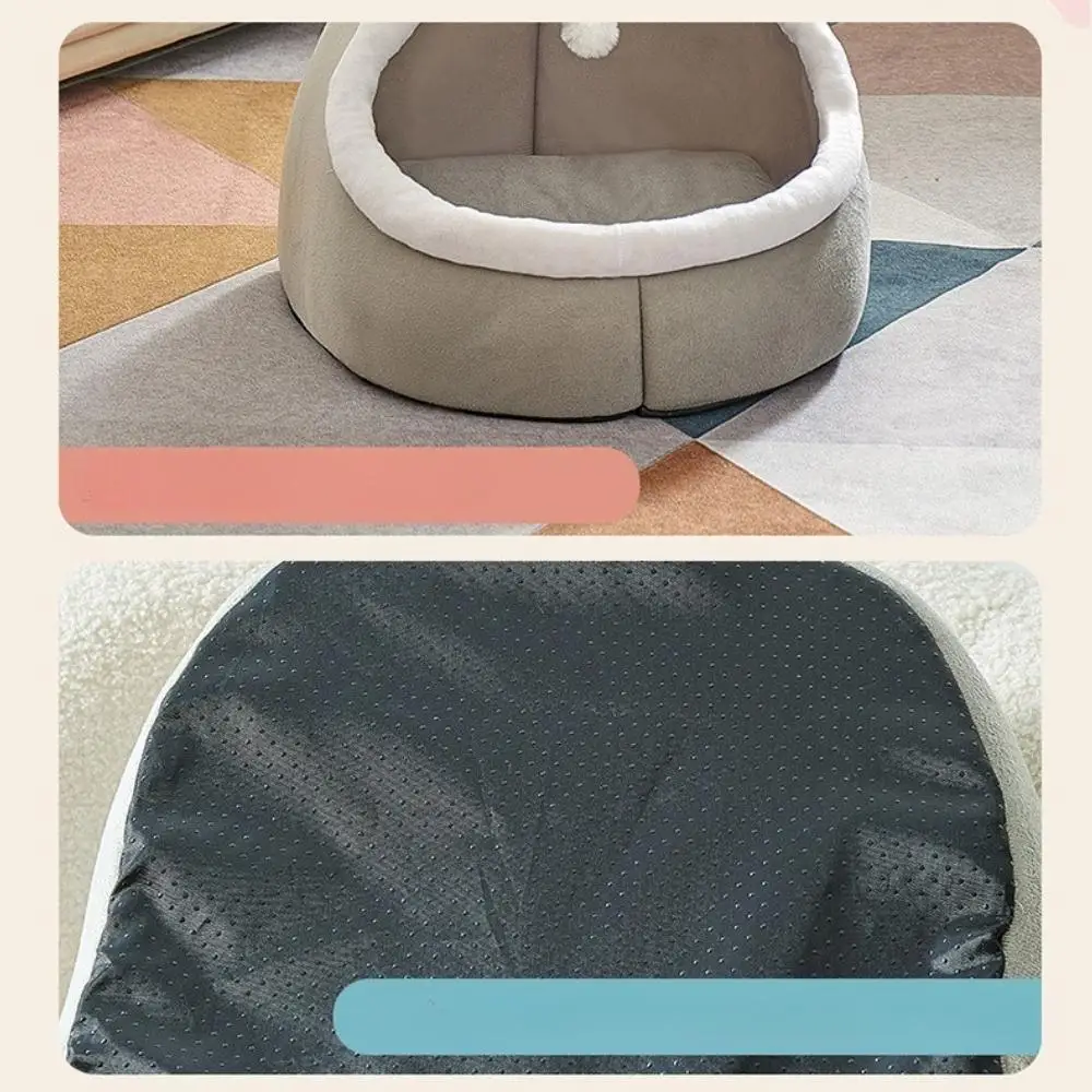 Super Cat Bed Warm Pet House Kitten Cave Cushion Cat House Warm Sleeping Dog Basket Tent Small Dog Mat Supplies Bed For Cats
