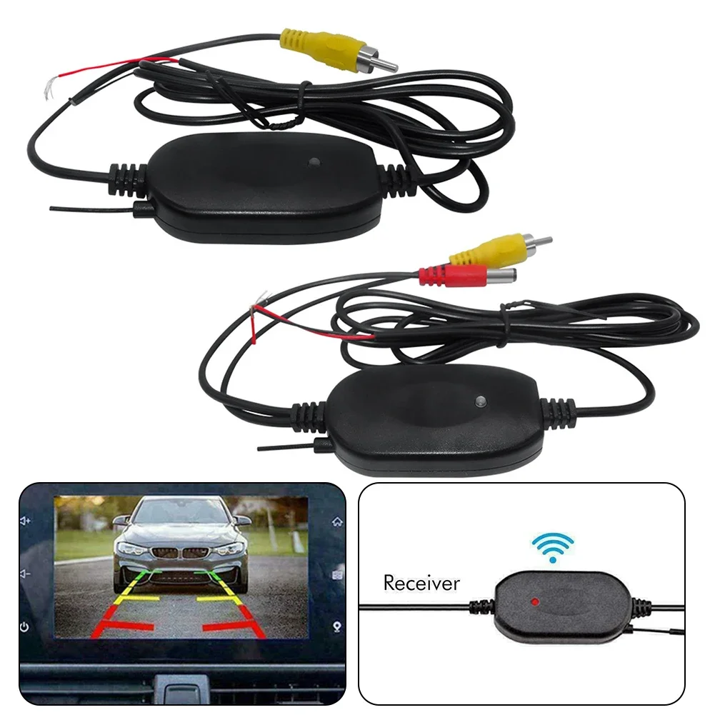 2 4GHz Wireless Car Reverse Camera Kit  Transmitter and Receiver  for In Car Monitors  DVD Players  and Head Units