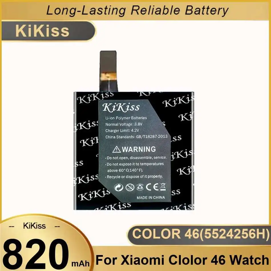 

Watch Battery Color 46 5524256H Long-Lasting For Xiaomi Clolor 820Mah