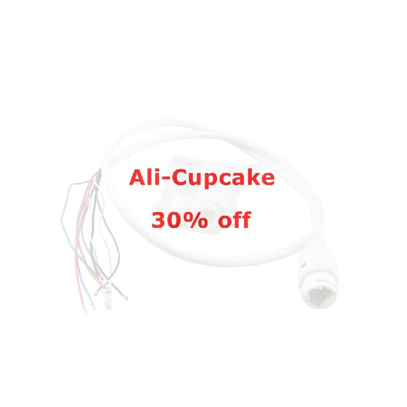 RJ45 Female Socket Network Camera Waterproof Pigtail Terminal Block 9core Network Port Cable Tp15v Poe Connector