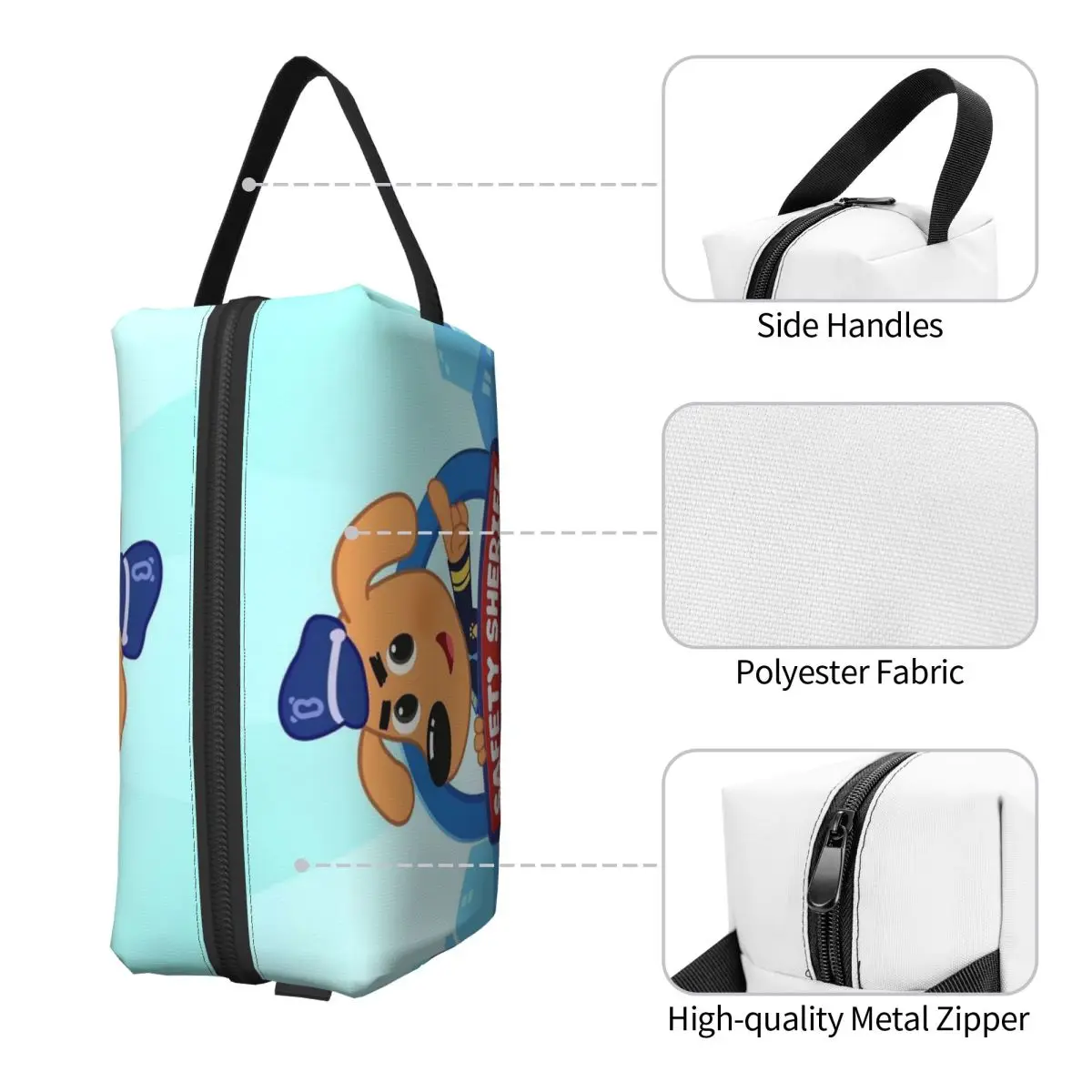 شريف لابرادور حقائب مستحضرات التجميل النسائية السفر ماكياج المنظم الحقيبة أدوات الزينة تخزين Dopp عدة صندوق مقلمة