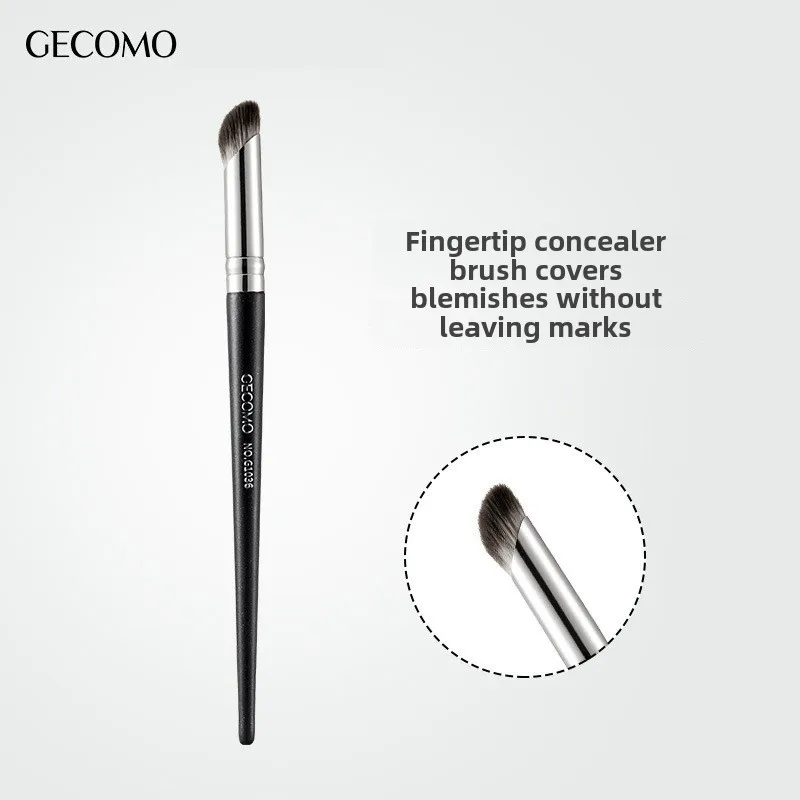 GECOMO fingertips thumb concealer brush covers acne spots soft hair concealer makeup brush does not eat powder