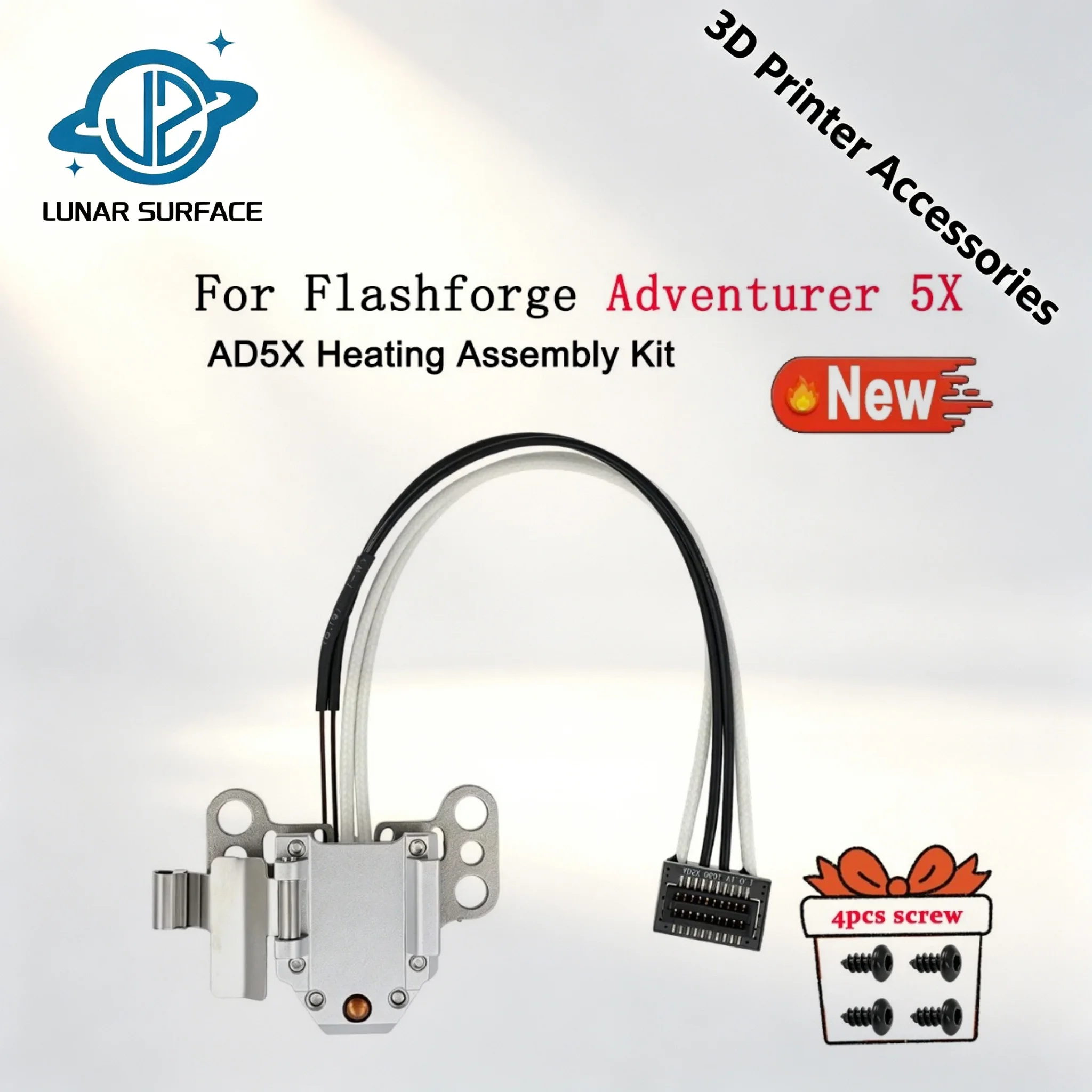 Original for Flashforge AD5X Hotend Heater with Thermistor Temperature Sensor Hotend Assembly for Flashforge Ad5x Accessories