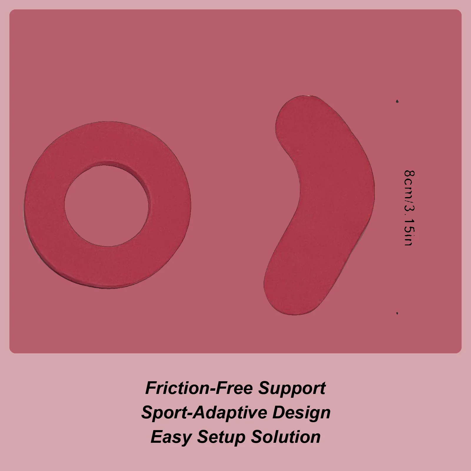 

Snowboard Boots Fitting Pads Protective EVA Foam Winter Sports Gear Ski Ankle Protection Foam Padding For Reducing Heel Lift