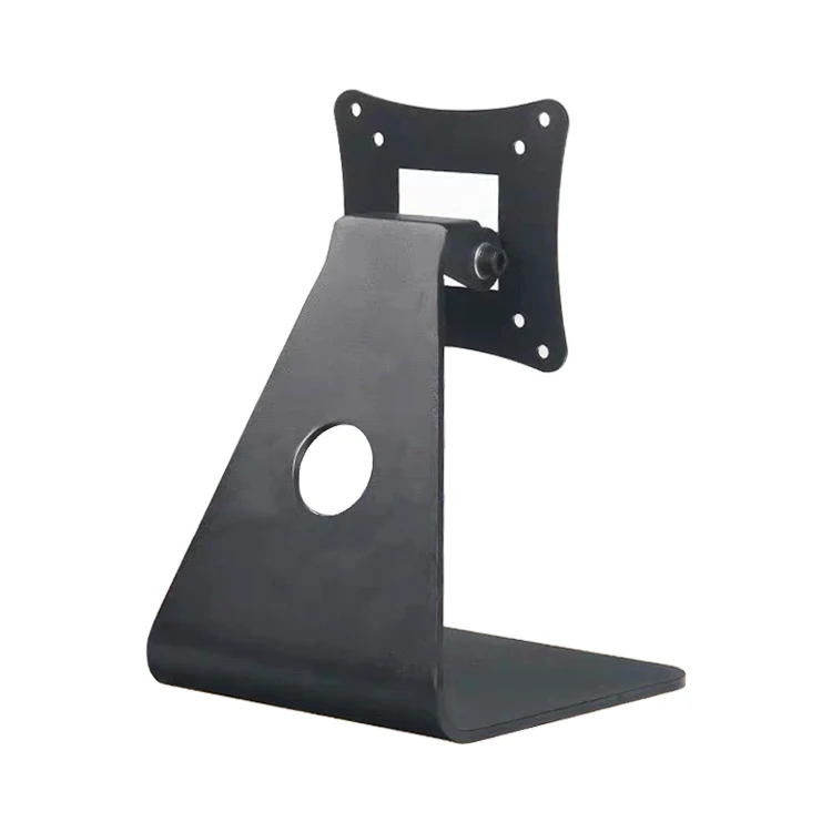 High Quality Black Metal Desktop  Stand Stable 90 Degree Bracket For 7-22 Inch Restaurant POS Screen In Stock