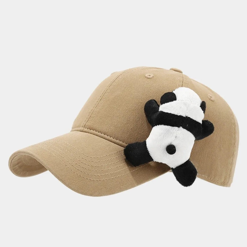Cute Adjustable Baseball Hat Breathable 3d Panda Sun Hat Animal Duck Tongue Cap Women