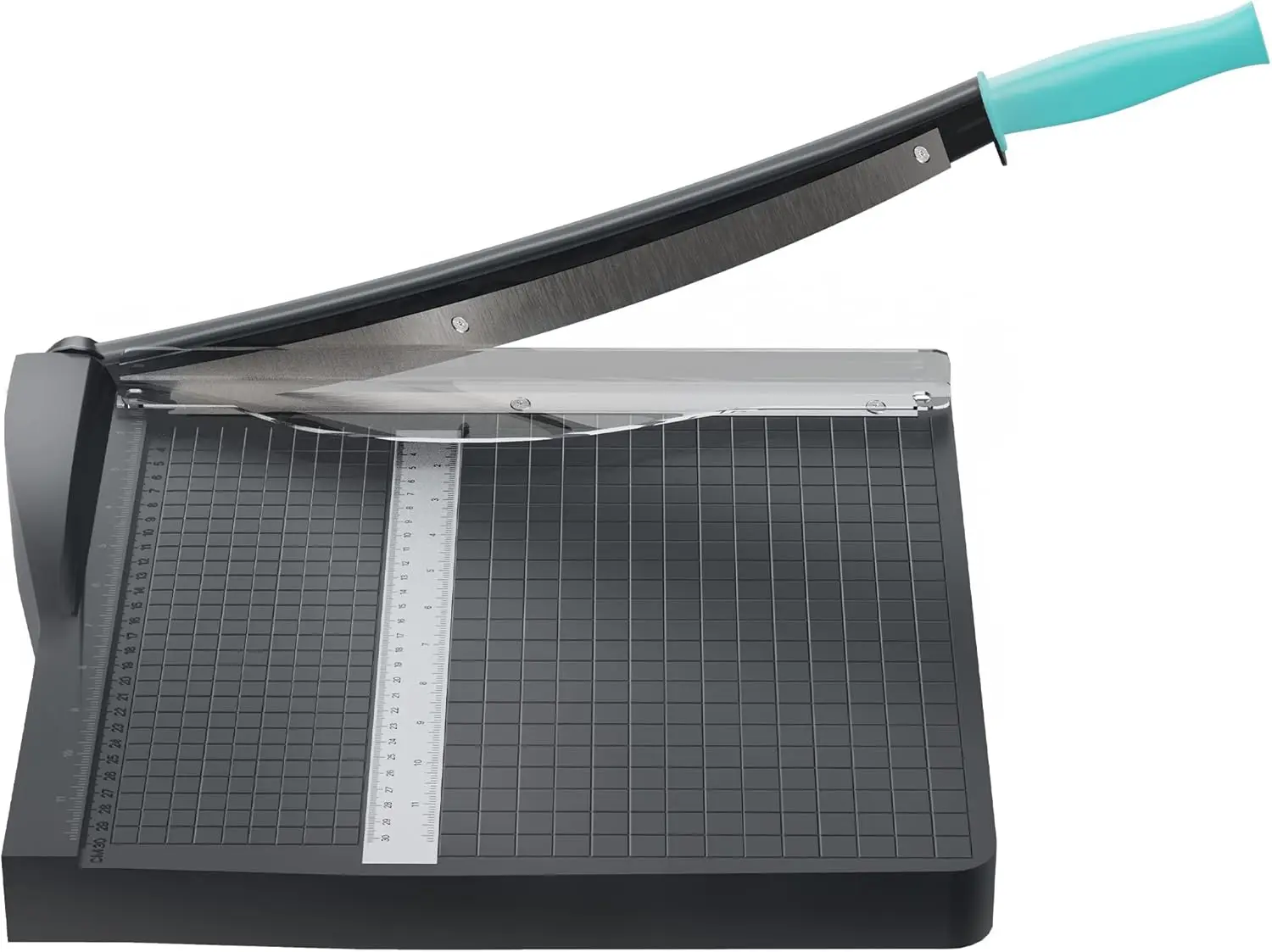 

12" Guillotine Paper Cutter with Safety Guard, Heavy Duty Trimmer for Cardstock, Photos, Office Use