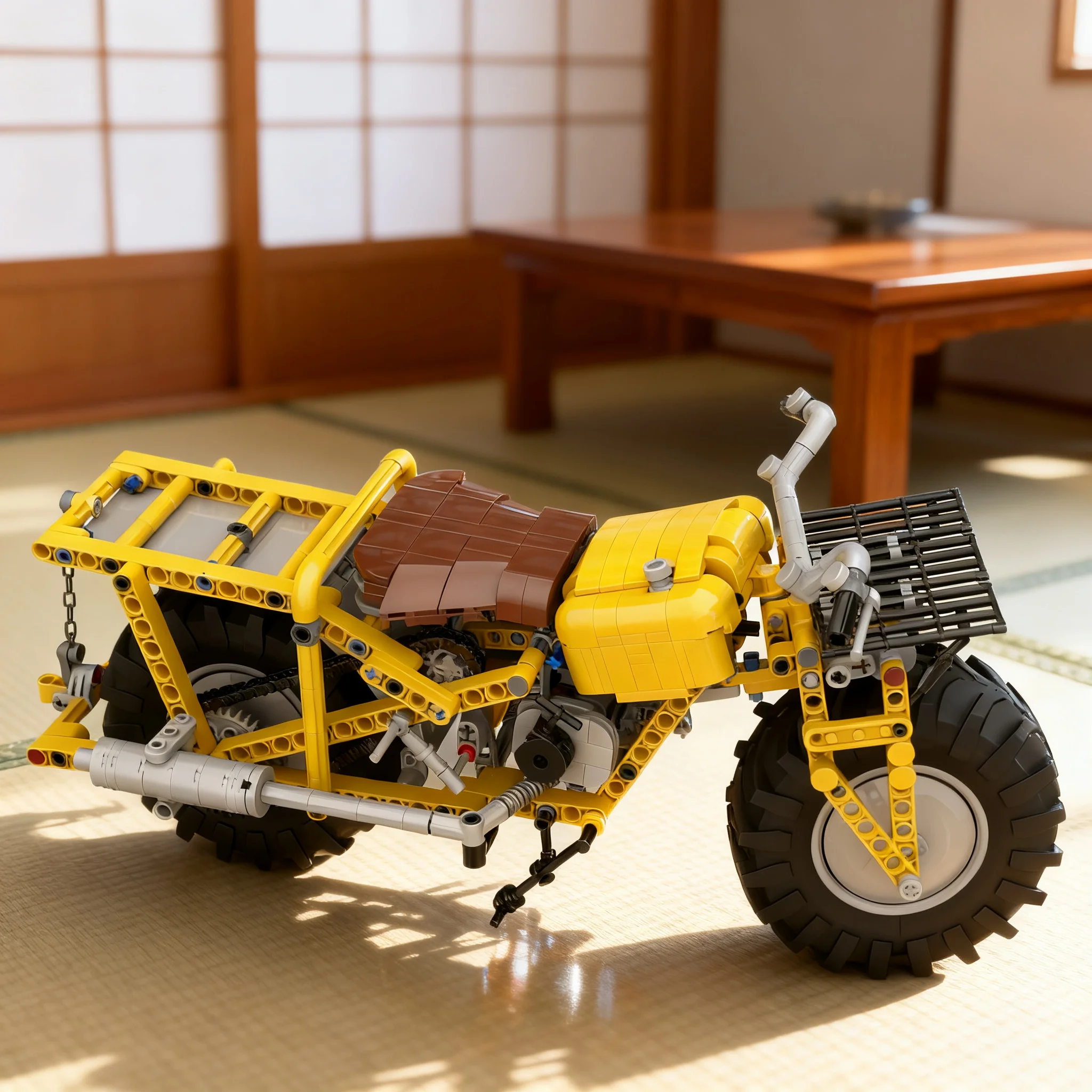 822pcs MOC Technical Rokon Trail-Breaker Model Building Blocks Architecture Christmas Gift Toy Brick Education Craft Display