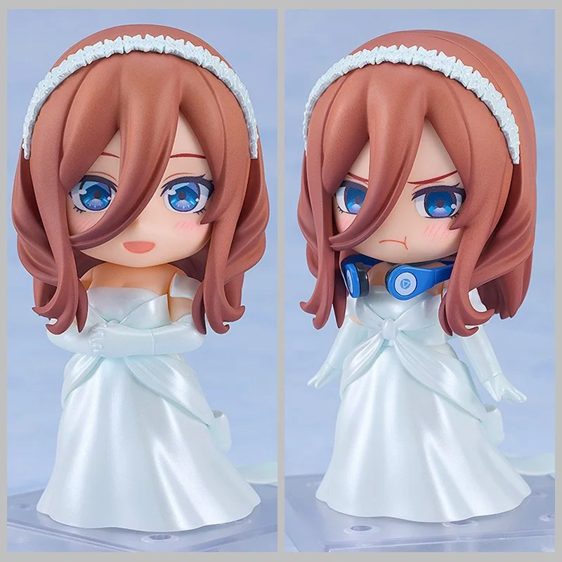 

10cm Nakano Miku Bride The Quintessential Quintuplets 2374# 2374 Action figure toys collection doll Christmas gift with box