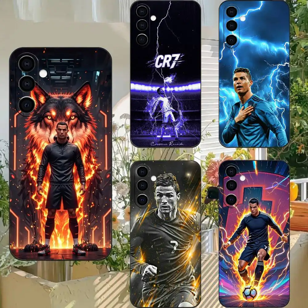 CR7 Precise Hole TPU Printed Phone Case For Samsung Galaxy A73/A72/A71/A53/A52/A51/A22/A91/A80