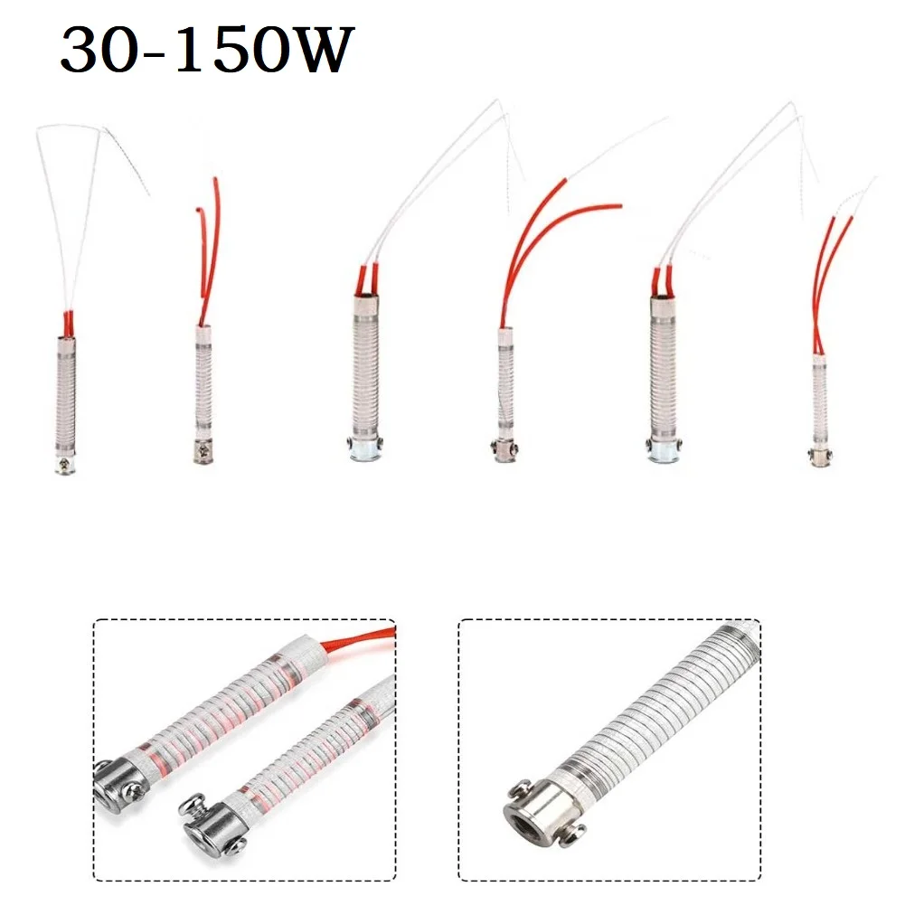 Alat solder listrik, aksesori pengelasan elemen pemanas eksternal 220V 30/40/60/80/100/150W