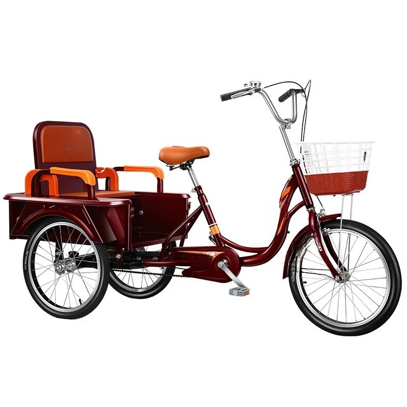 

Tricycle, old man pedal tandem, bicycle