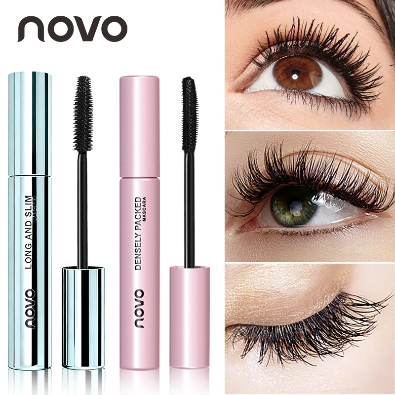 Long Lasting Black Mascara - Intense Length & Volumizing,Waterproof, mudge-Proof,Quick-Dry,Clump-Free,Curling Styling For Bold