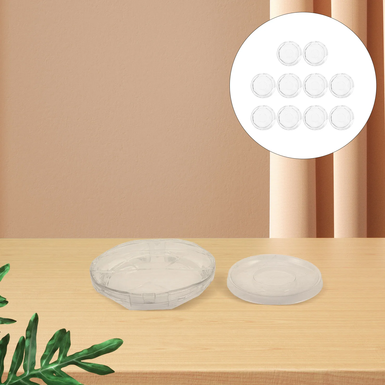 10 pezzi porta ciglia contenitore per ciglia rotondo organizer in plastica per ciglia finte contenitore per ciglia da viaggio