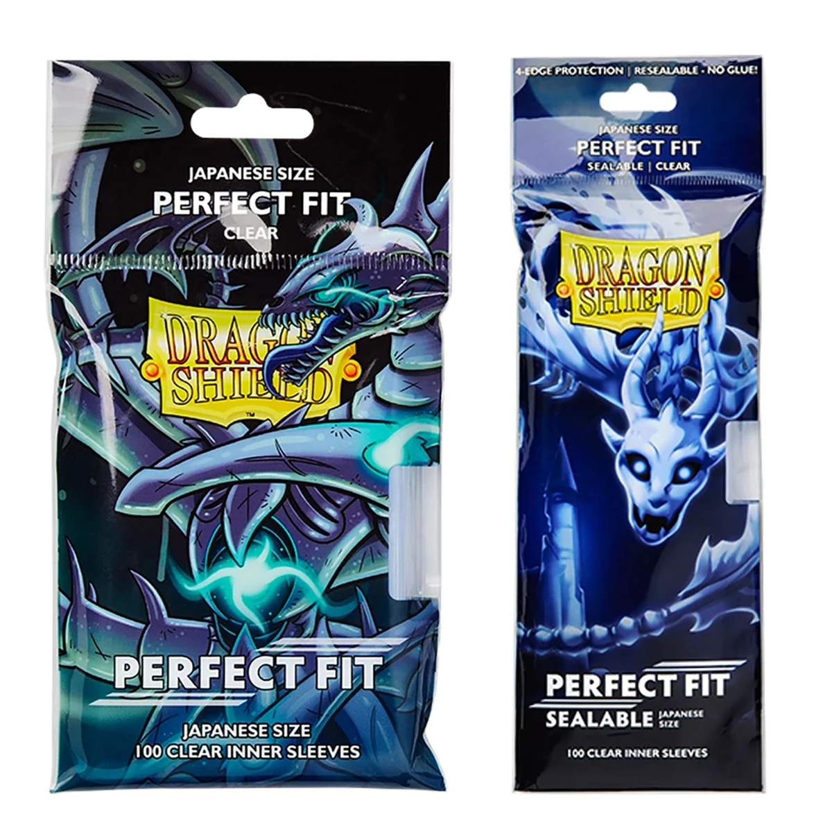 

Прозрачные японские карманы для карт Dragon Shield 100 шт./лот, идеальная посадка, карманы для карт, защита карт для YGO, карточки для настольных игр