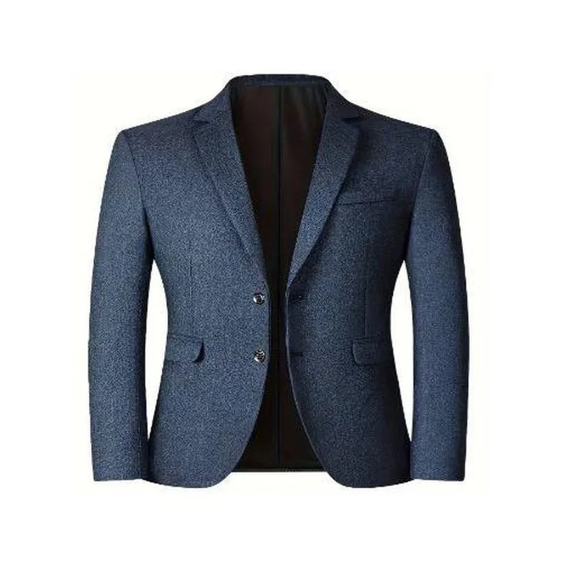 

Men's Casual Suit Jacket Slim Fit Business Warm Double Slit for Elderly Other Fabrics Styles Spring Collection