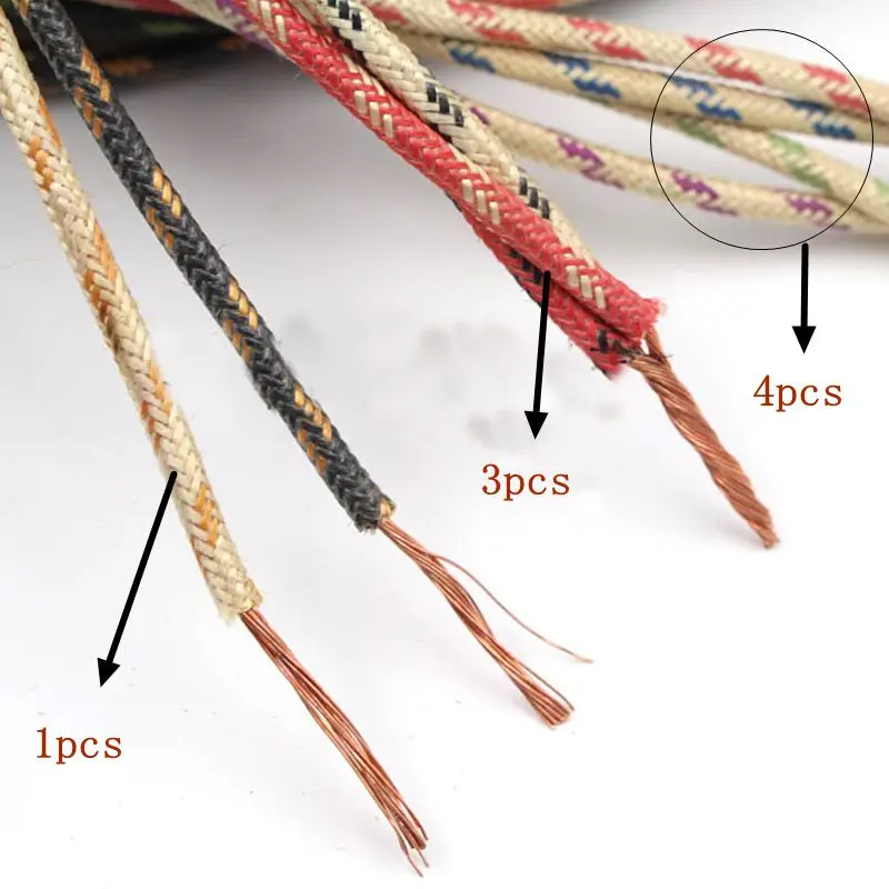 Audiocrast 5M Western Electric Style Pure Copper Bulk Cable 3mm Hi End For AMP CD DAC Power Speaker