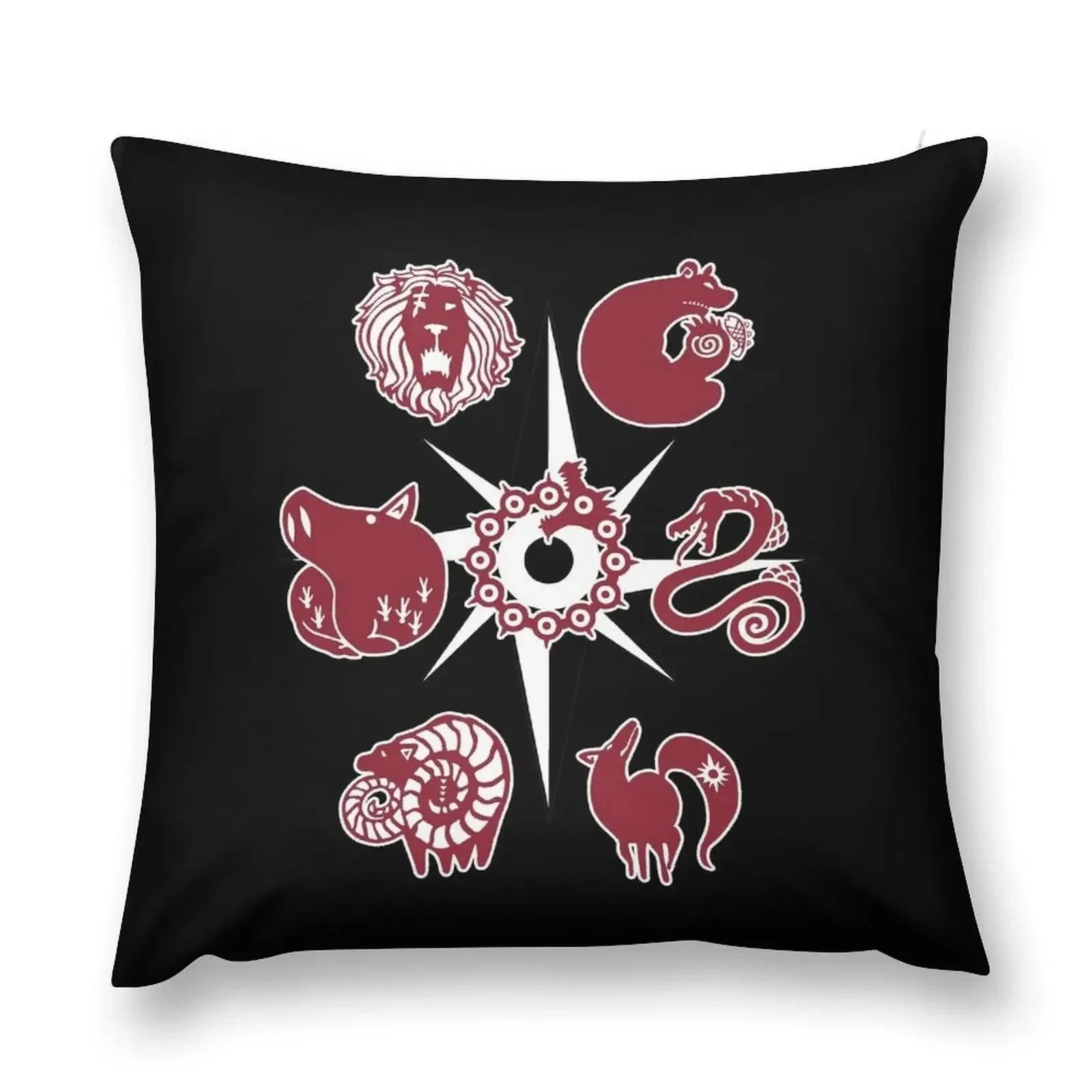 

Seven Deadly Tattoos Throw Pillow Sofa Covers For Living Room Luxury Pillow Case pillow