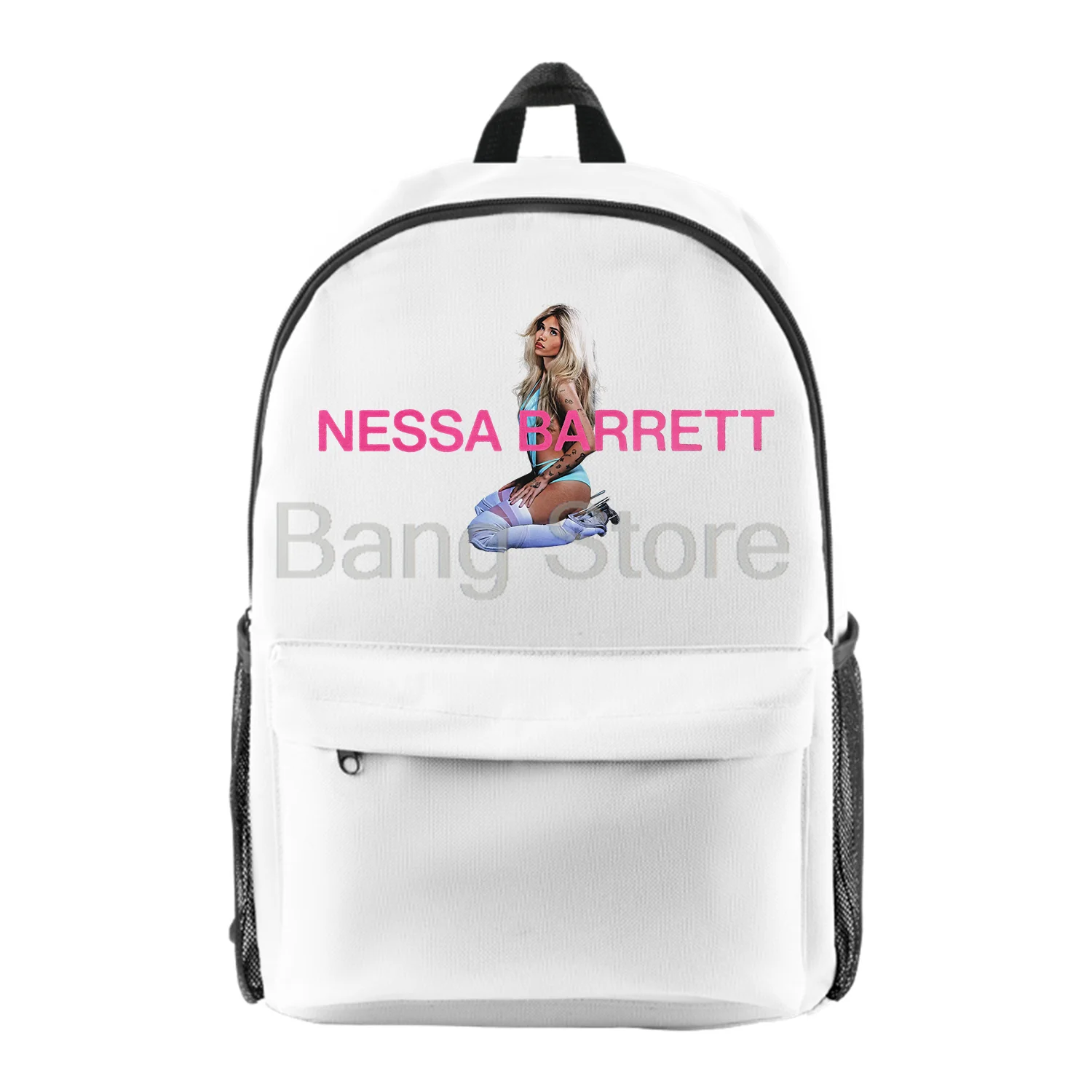 Nessa Barrett Aftercare World Tour Backpack Women Men Shoulders Bag Casual Streetwear Daypack Unisex Travel Bags