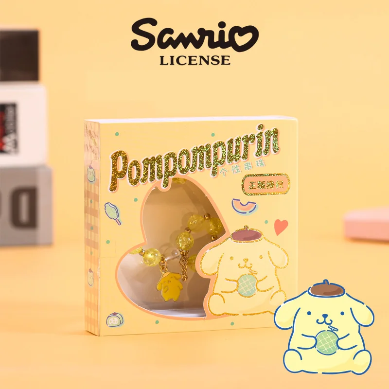 Sanrio серия Хрустальный Браслет KUROMI CINNAMOROLL почтовый розовый это милое женское сердце девочка подарок Рождественский подарок на день рождения