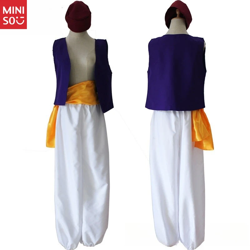 

Aladdin Prince Cosplay Costume, Arabian Nights Outfit In Stock Now