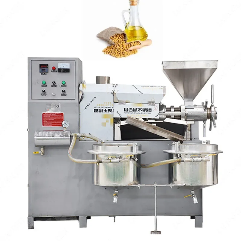 Automatic Mustard Olive Oil Expeller Cocoa Butter Extract Processing Machine Groundnut Oil Milling Machine