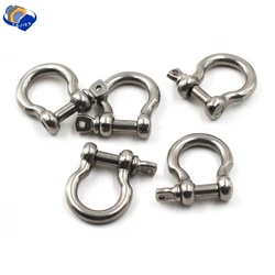 304 Stainless Steel Japanese/European Bow Extended Shackle - Durable Marine Hardware for Rigging and Heavy-Duty Applications