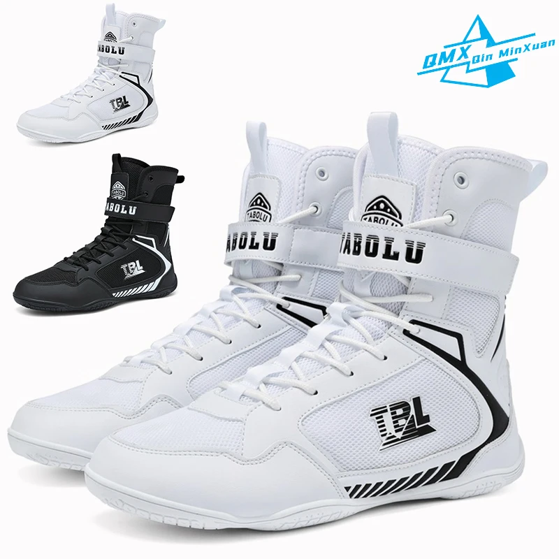 Professional Wrestling Shoes Men Ultralight Breathable Mesh Boxing Shoes Wrestling Fighting Sanda Weightlifting Squat Shoes 2026