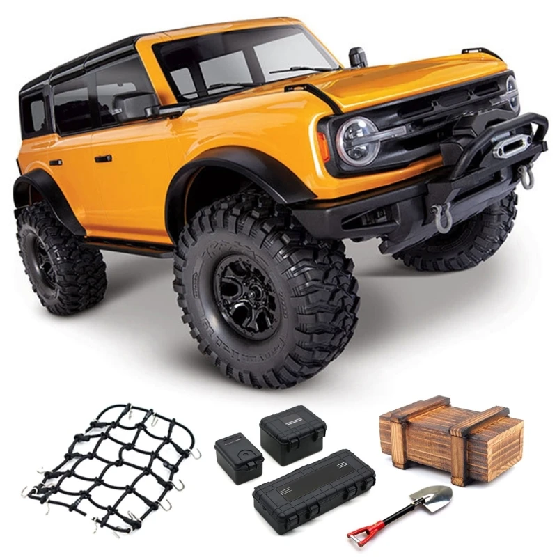 1/10 Hành Lý Nóc Giá Lưới Cho Xe Bánh Xích SCX10 TRX-4 Phụ Kiện Xe Hơi Phần