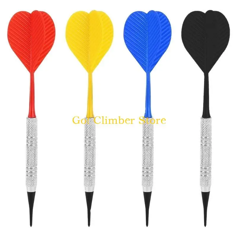 

Q84C Set of 12Pcs Plastic Tip Darts, Not Easy to Break and Bend 14g Soft Tip Darts