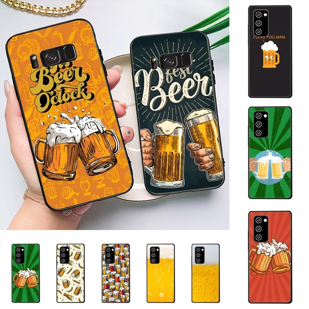 Beers Alcohol Bubble Phone Case For Samsung J 7 plus 7core J7 neo J6 plus prime J6 J4 J5 Mobile Cover