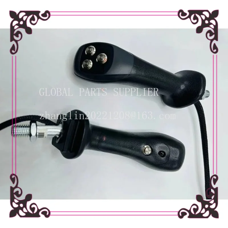 1 pair/2pcs Excavator Retrofit Parts 4-Button Hydraulic Electric Control Joystick Handle kit